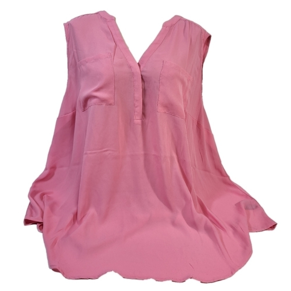Torrid Harper Pink Sleeveless Blouse
